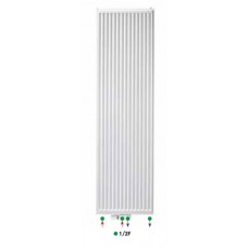 Belrad radiator verticaal - geribde voorzijde - wit - 1800-22-600 - 2214W