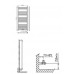 VeMa Inter basis badkamer radiator Wit - 1448-500 - 638W