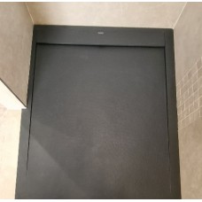 Opruiming - Doucheplaat zwart 120x90cm