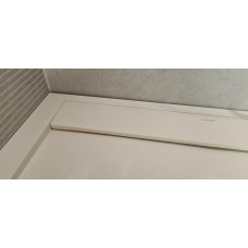 Opruiming - Doucheplaat beige 120x90cm
