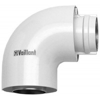 Vaillant rookgasafvoer concentrische bocht 90° voor turbomag - 60-100 - 303808